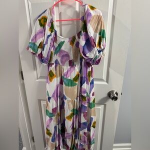 Bright and colorful dress perfect for Spring! From a local boutique size medium